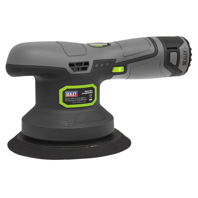 Sealey 150mm Dual Action Sander/Polisher 10.8V SV10.8 Series Body Only Sealey - Dynamic Drive
