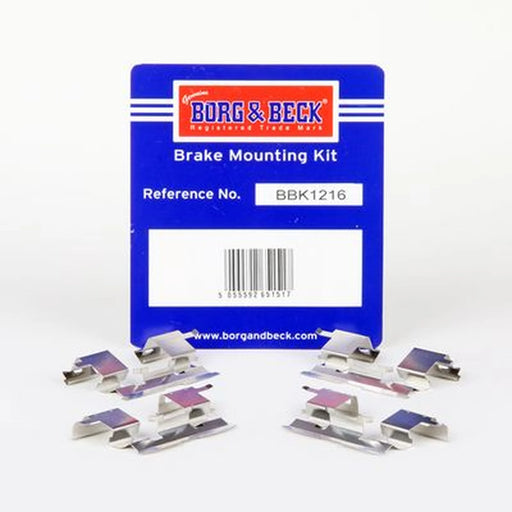 Borg & Beck Brake Pad Accessory Fitting Kit Front BBK1216