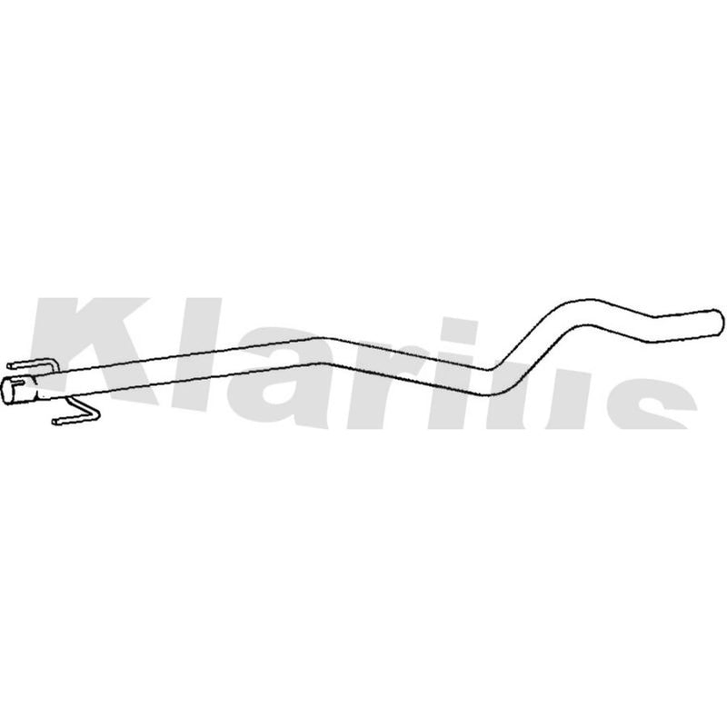 Klarius Exhaust Pipe OD fits Opel Combo Box Body/Mpv 2001 on 1.7