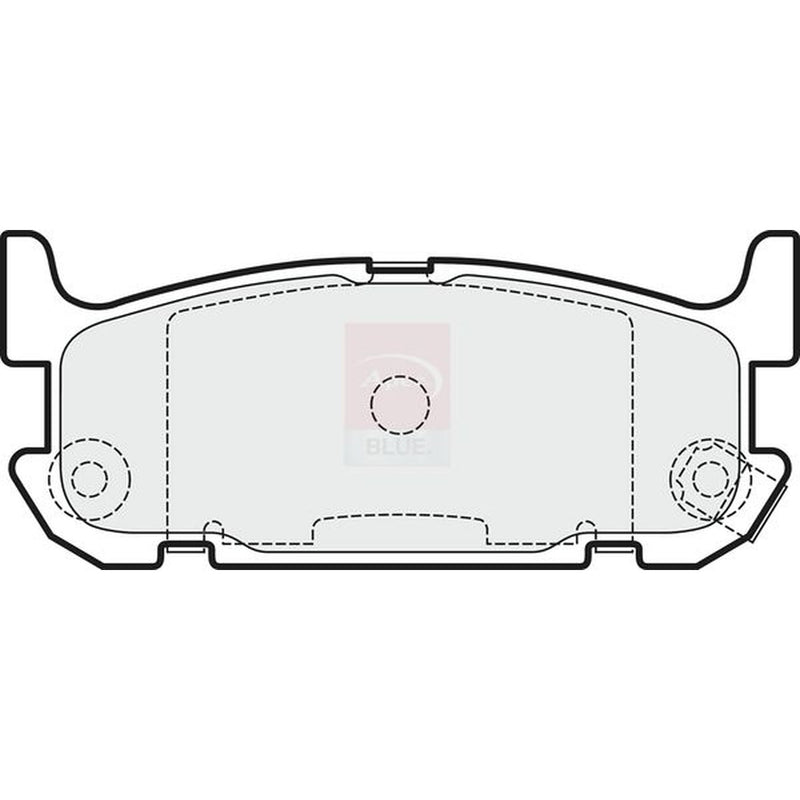 Apec Rear Brake Pad Set fits Mazda MX-5 1998-2005 1.6 1.8