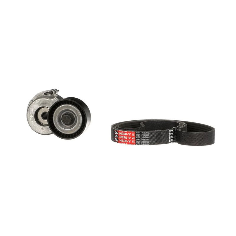 Gates V-Ribbed Belt Set fits Opel Astra H 2005-2010 1.3