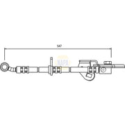 NAPA Brake Hydraulic Hose Line Front Right NBH1255