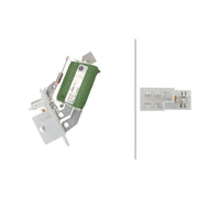 Hella Heater Blower Resistor 9ML 366 410-901