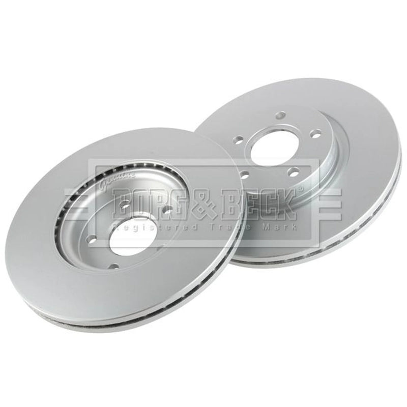 Borg & Beck Front & Rear Brake Discs & Pads fits Ford Kuga II 2014-2019 1.5