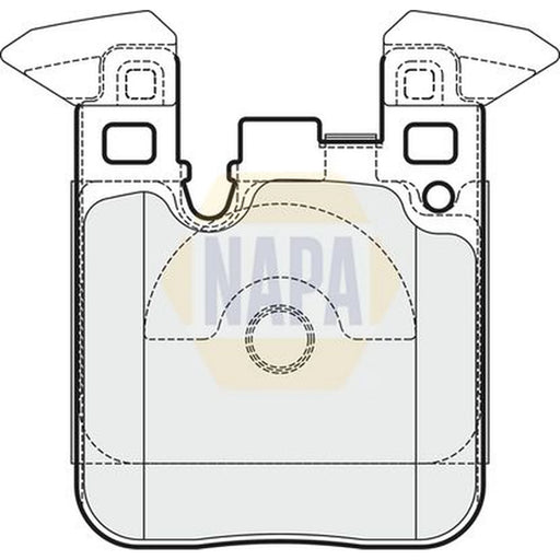 NAPA Rear Brake Pad Set NBP1613