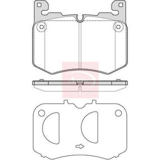 Apec Front Brake Pad Set PAD2344