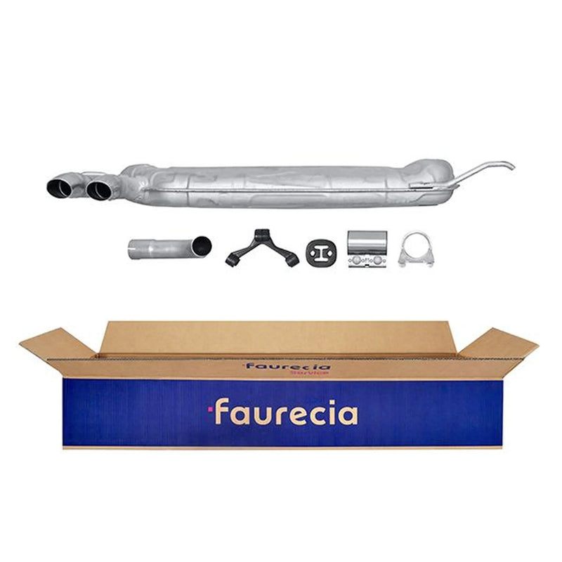 Hella End Silencer Rear fits Audi A3 2003-2010 1.9