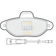 NAPA Front Brake Pad Set NBP1281