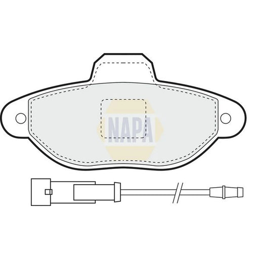NAPA Front Brake Pad Set NBP1281