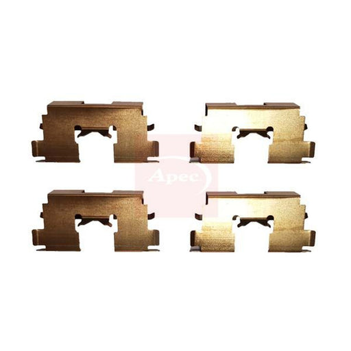 Apec Brake Pad Accessory Fitting Kit Rear fits Suzuki Ignis I 2003-2005 1.5