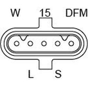 Bosch Car Alternator 12V fits Mercedes-Benz Unimog 2013 on