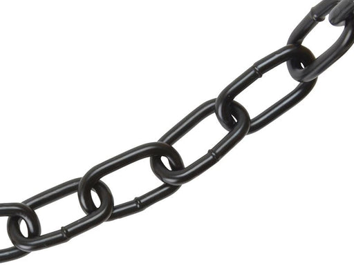 Faithfull Black Japanned Chain 6mm x 10m Box - Max. Load 250kg Faithfull - Dynamic Drive