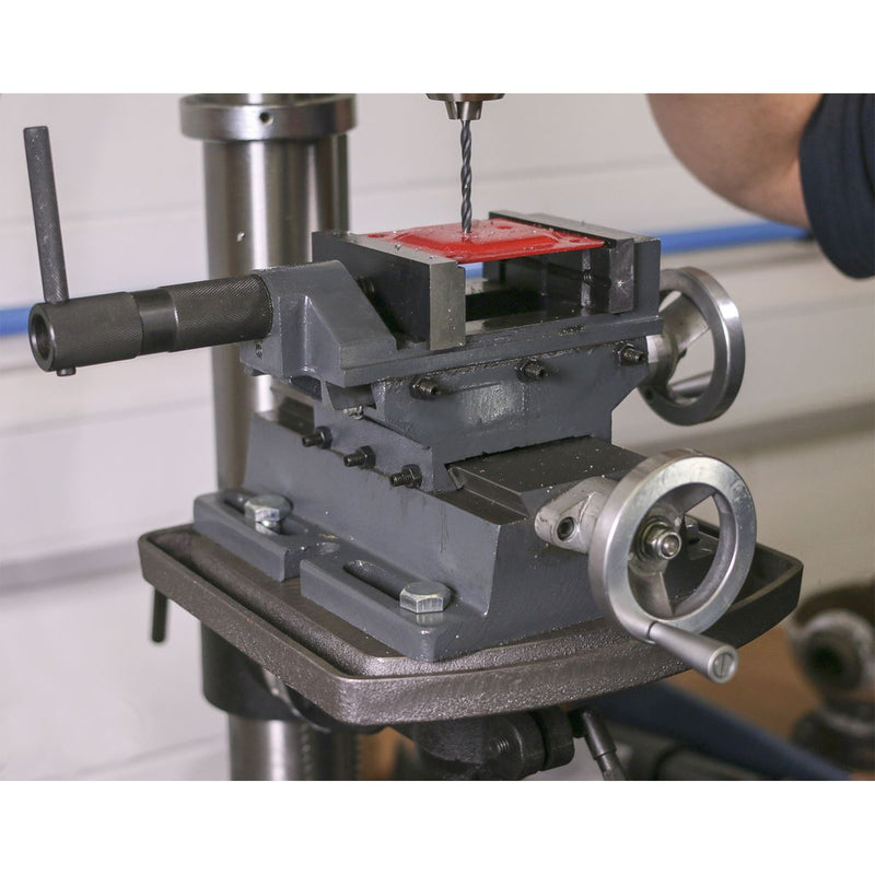 Sealey Cross Vice 100mm Professional CV4P Sealey - Dynamic Drive