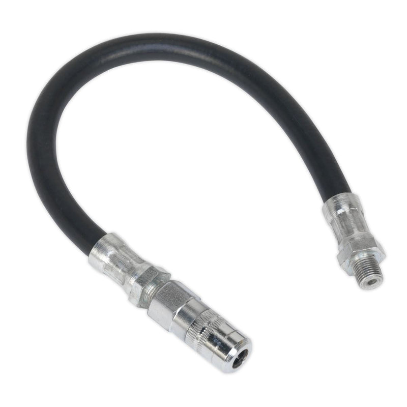 Sealey Rubber Delivery Hose with 4-Jaw Connector Flexible 300mm 1/8"BSP Gas Sealey - Dynamic Drive