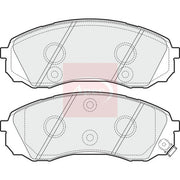 Apec Front Brake Pad Set PAD1584