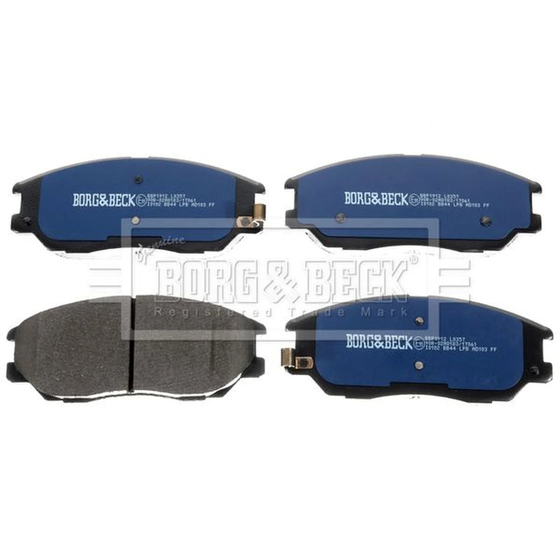 Borg & Beck Front & Rear Brake Discs & Pads fits Ssangyong Rodius I 2005 on