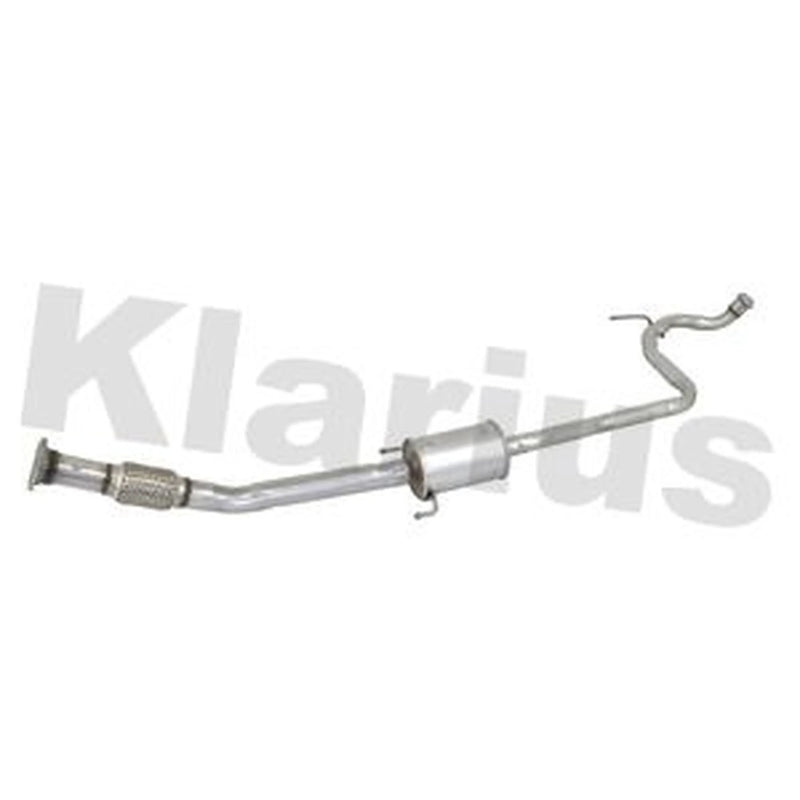 Klarius Box With Centre Pipe Centre fits Toyota Yaris/Vitz 2005-2012 1.4