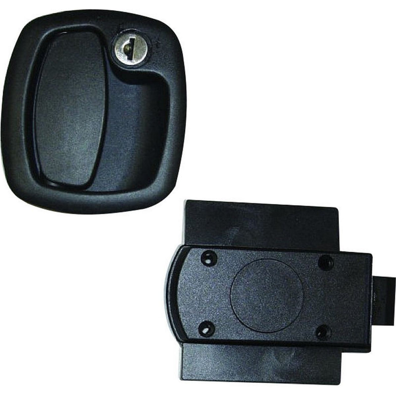 Locker / Garage Lock Black Nova - Dynamic Drive