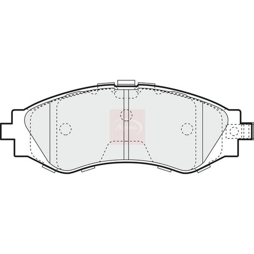 Apec Front Brake Pad Set PAD1122