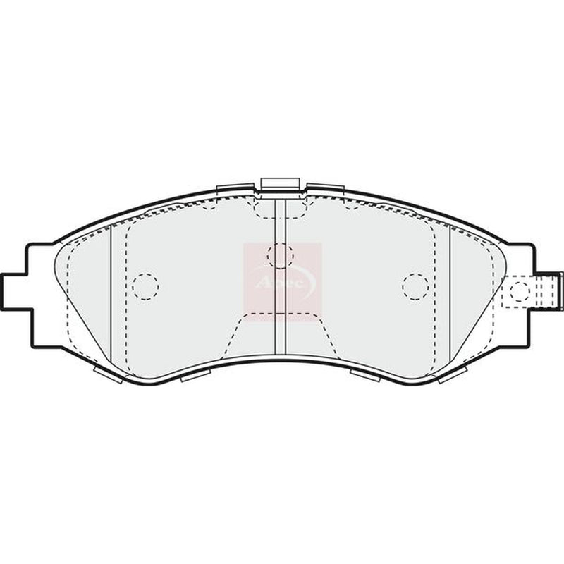 Apec Front Brake Pad Set fits Chevrolet Epica 2006-2011 2.0