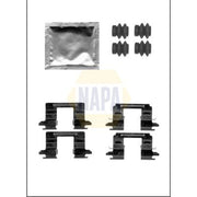 NAPA Brake Pad Accessory Fitting Kit Rear fits Nissan Leaf 2010-2017