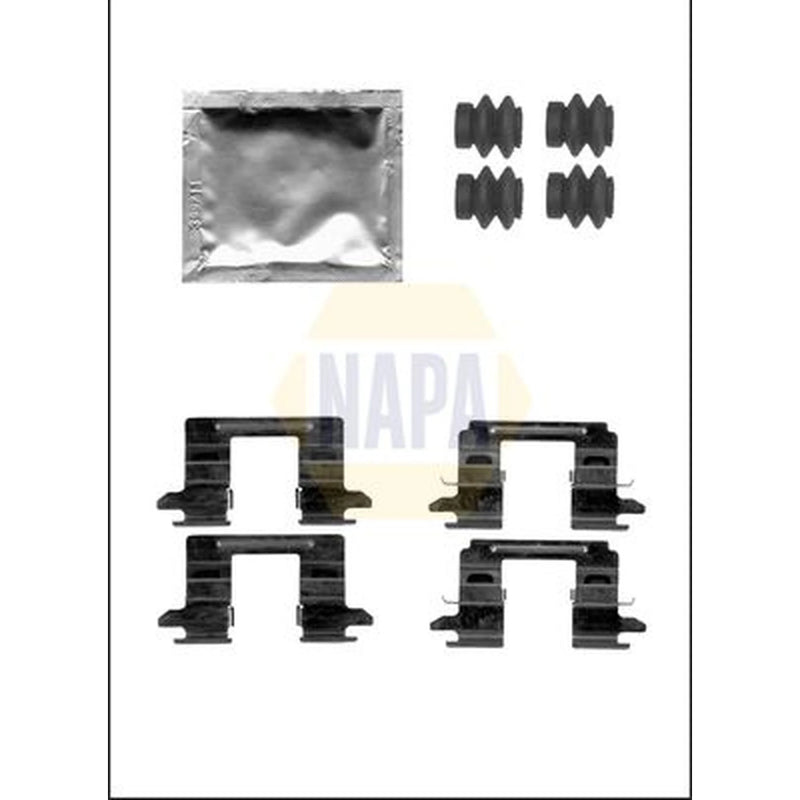 NAPA Brake Pad Accessory Fitting Kit Rear fits Nissan Leaf 2010-2017