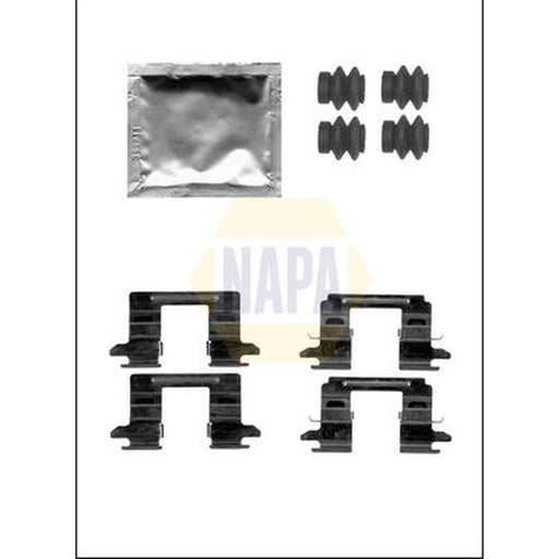 NAPA Brake Pad Accessory Fitting Kit Rear fits Nissan Leaf 2010-2017