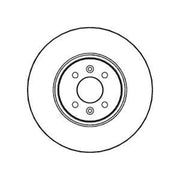 Abtex 2 x Front Brake Discs BD1335V-x2