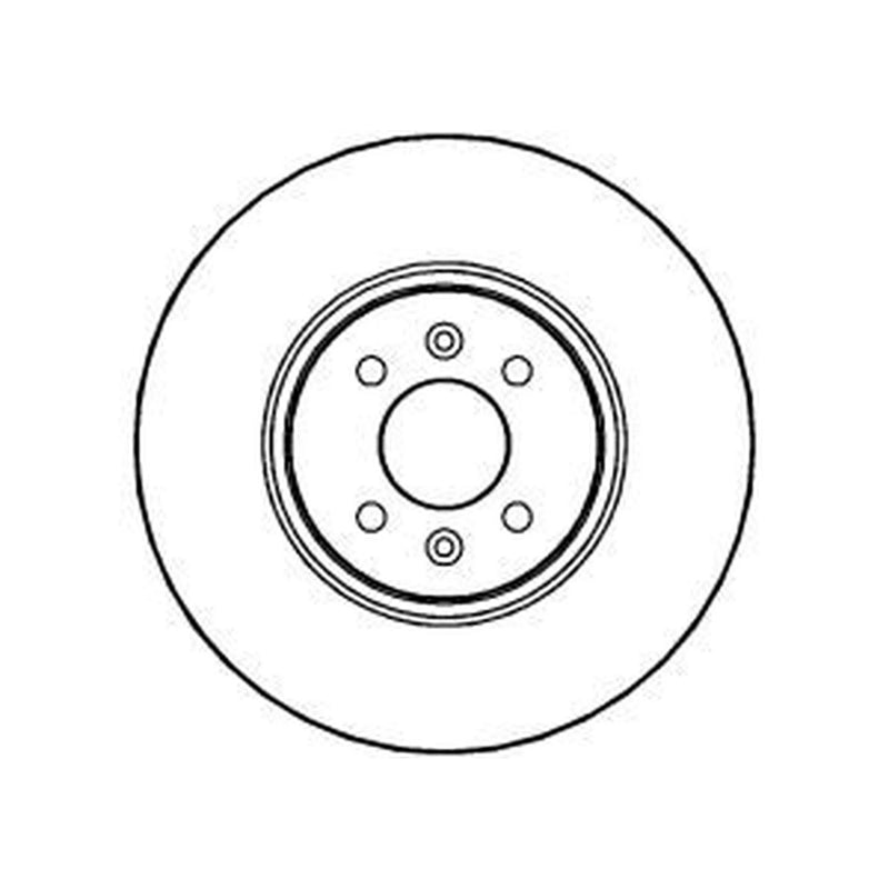 Abtex 2 x Front Brake Discs BD1335V-x2