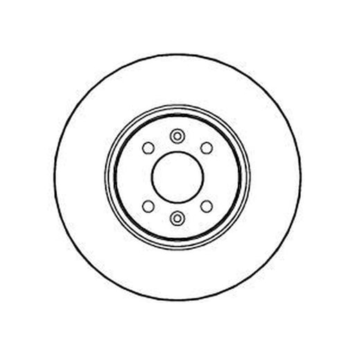 Abtex 2 x Front Brake Discs BD1335V-x2