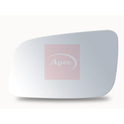 Apec Exterior Wing Mirror Glass Left fits Opel Astra G 1998-2009