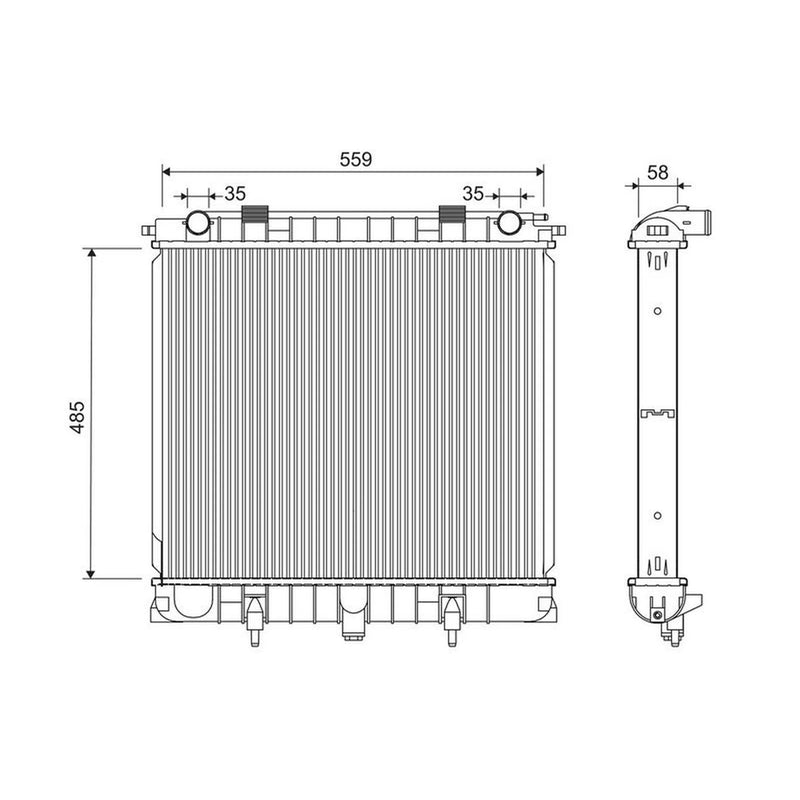Valeo Engine Radiator 734735