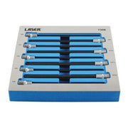 Laser Extra Long Ball End Hex Socket Bit Set 3/8"D 9pc 7358 Laser - Dynamic Drive