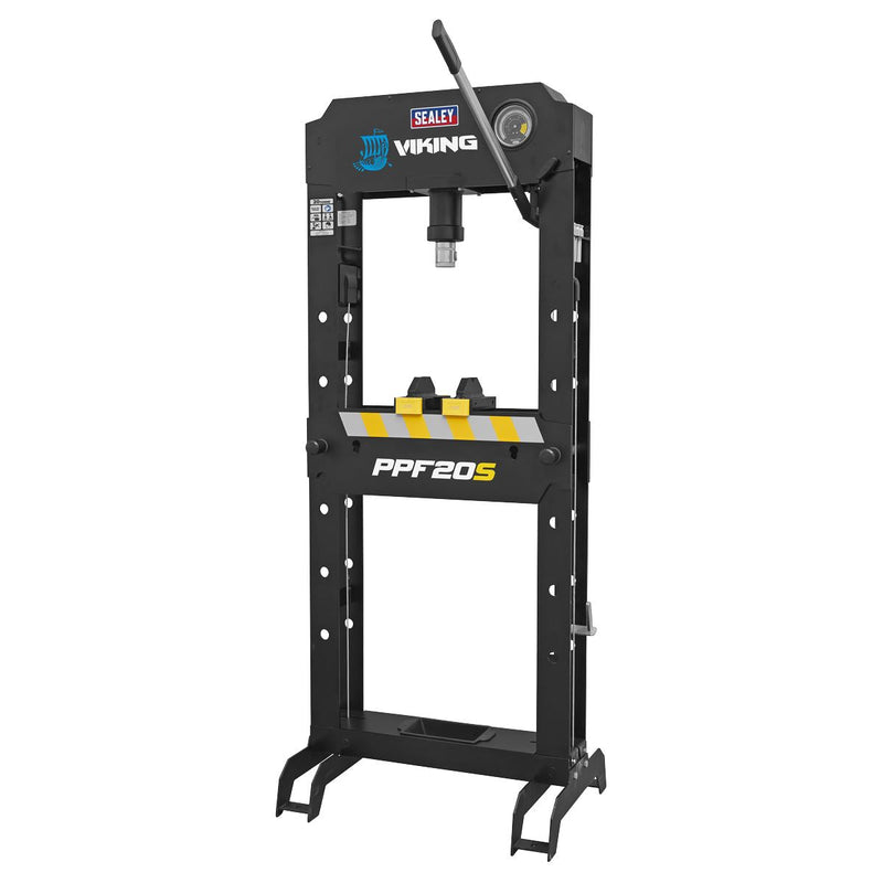 Sealey Viking Hydraulic Press 20 Tonne Floor Type PPF20S Sealey - Dynamic Drive