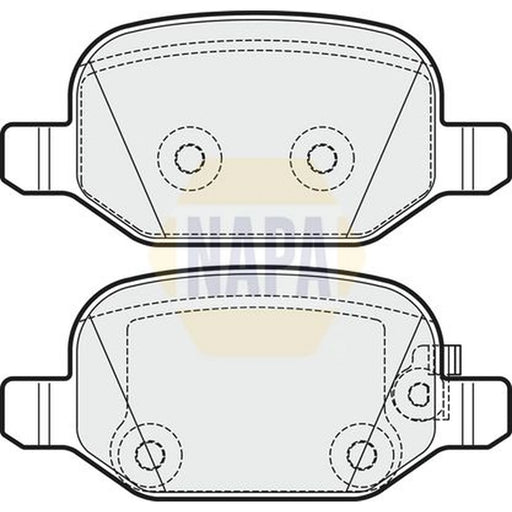 NAPA Rear Brake Pad Set NBP1610