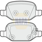 NAPA Front & Rear Pads fits Fiat 500L 2012-2018 0.9 1.3 1.4 1.6