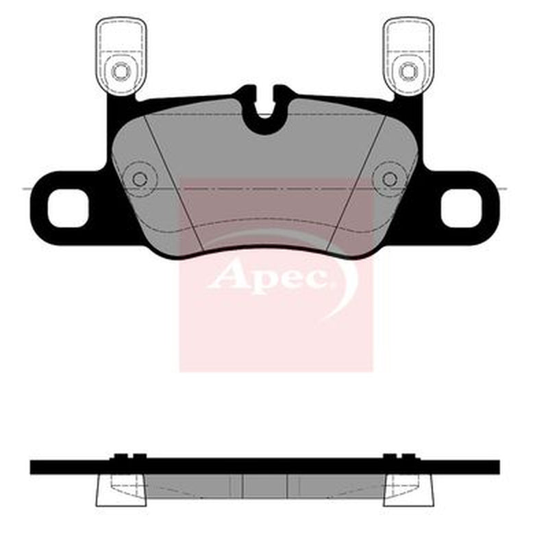 Apec Rear Brake Pad Set fits Porsche 911 2019-2024 3.0
