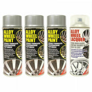 E-Tech Metallic Silver And Lacquer Car Alloy Wheel Spray Paint - 4 Cans Total E-Tech - Dynamic Drive