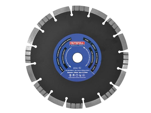 Faithfull Multi Cut Diamond Blade 115 x 22mm Faithfull - Dynamic Drive