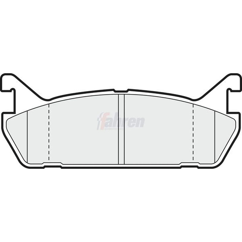 Fahren Rear Brake Pad Set FBP3434