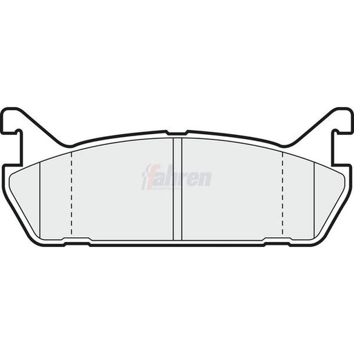 Fahren Rear Brake Pad Set FBP3434