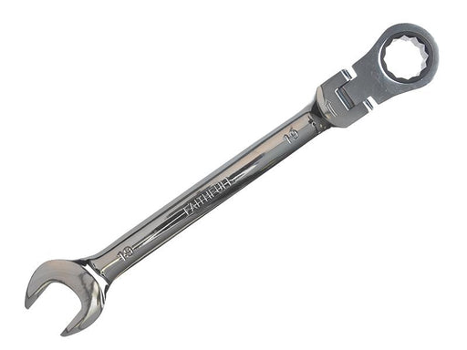 Faithfull Ratchet Combination Spanner Flex Head CV 19mm Faithfull - Dynamic Drive