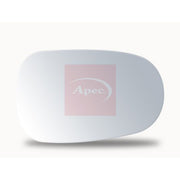 Apec Exterior Wing Mirror Glass Right fits Dacia Logan 2004-2012 1.2 1.4 1.5 1.6