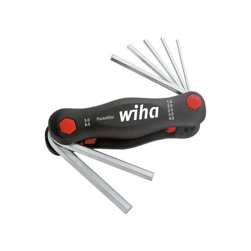 Wiha PocketStar Hex Key Set, 7 Piece (1.5-6mm) Wiha - Dynamic Drive