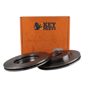 Key Parts 2 x Vented Brake Discs fits Mini Mini 2001-2008