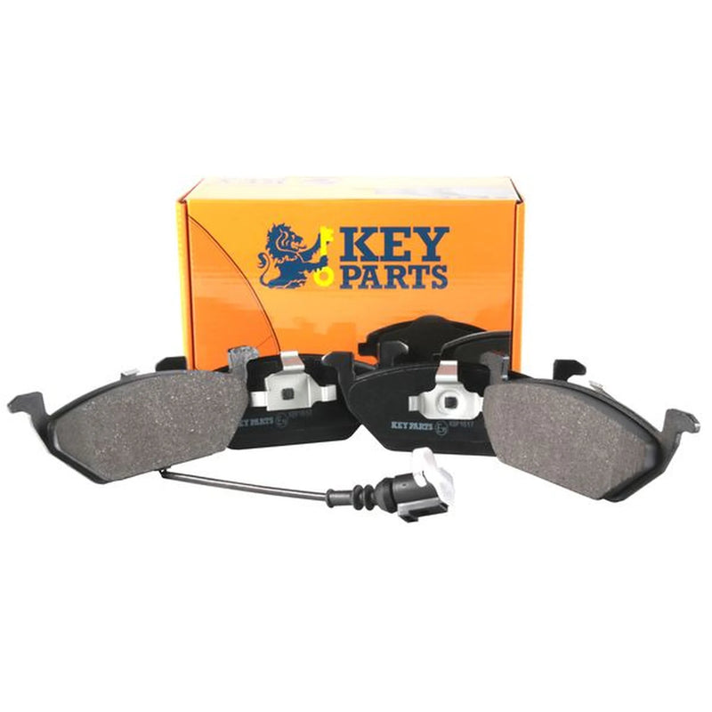 Key Parts 4 x Front Brake Pad Set fits Audi A1 2015-2018 1.8