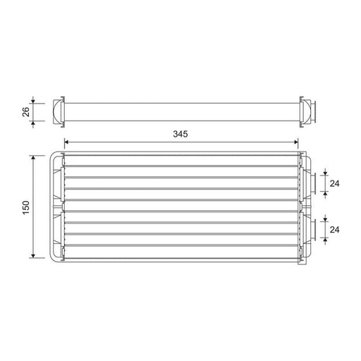 Valeo Heater Matrix Core Heat Exchanger 811625