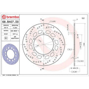 Brembo Front Brake Rigid Brake Disc Discs & Pads fits Yamaha Tmax 2001-2011