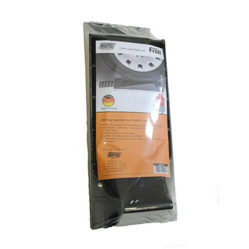 Maypole Wheel Leveling Ramp for Caravan Motorhome MP4603 Kit With Chock Froli Froli  - Dynamic Drive