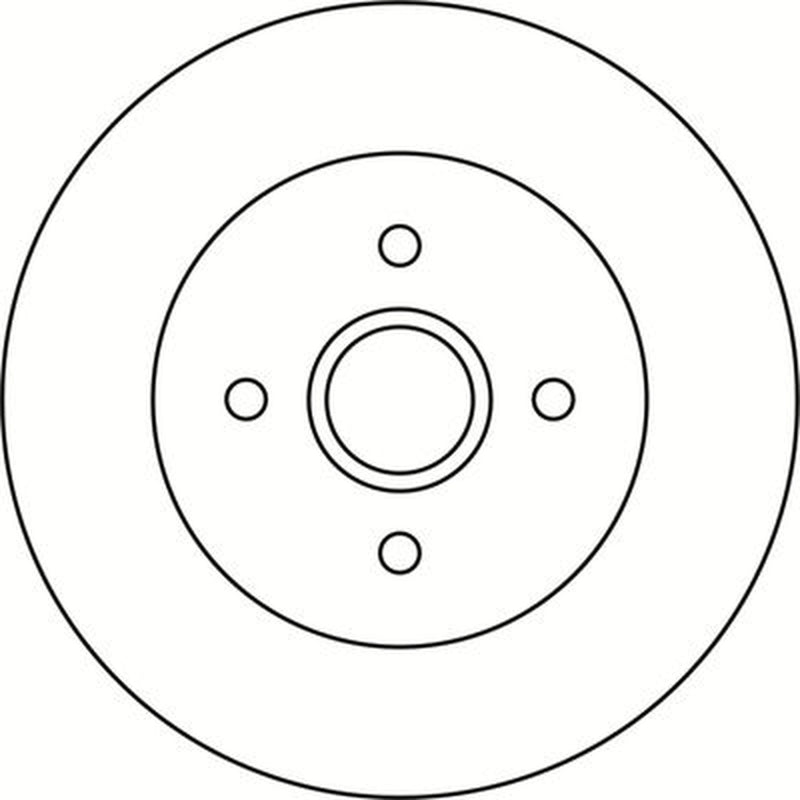 Abtex Front Brake Vented Discs & Pads fits Ford Fiesta VII 2018 on 1.5